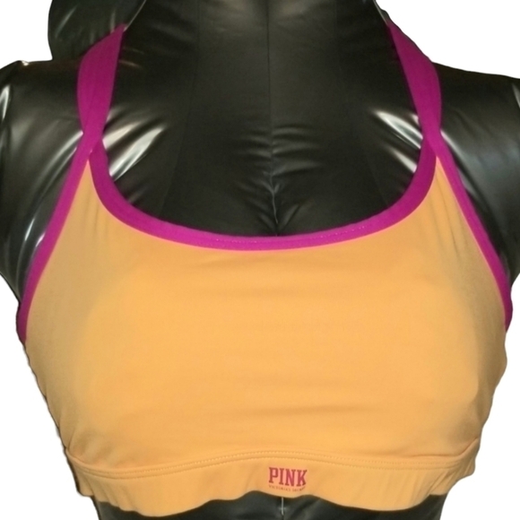 PINK by Victoria's Secret Seamless Yoga Sports Bra Size Medium - Picture 1 of 4